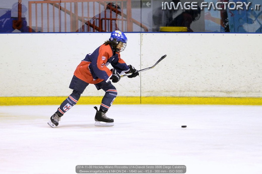 2014-11-08 Hockey Milano Rossoblu U14-Diavoli Sesto 0686 Diego Calabresi